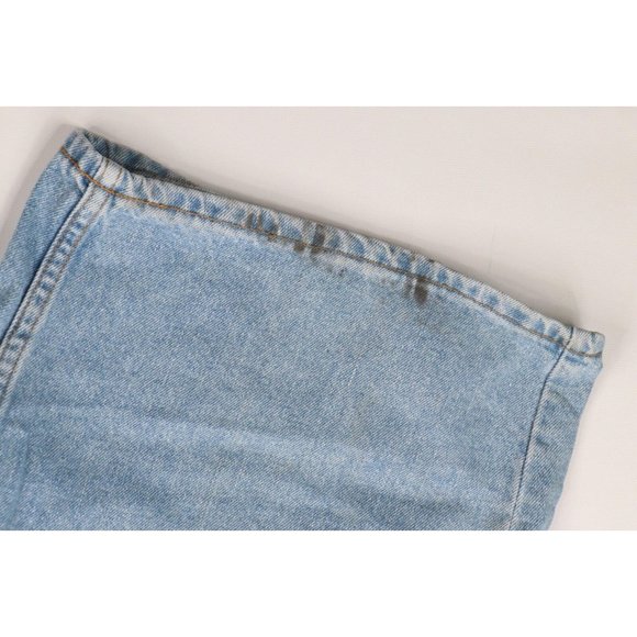 Vintage 90s Levis 550 Mens 34 Distressed Relaxed Fit Denim Jean Shorts Jorts USA - Picture 4 of 10